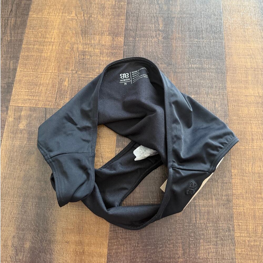 NWT Albion Matte Black Hipster Bikini Bottoms Size M - Picture 4 of 6